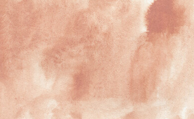 Abstract copper watercolor gradient background texture. 