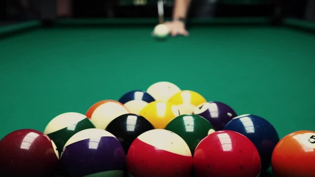 pool game starts