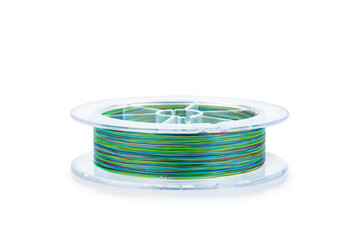 Nylon fishing line in roll.