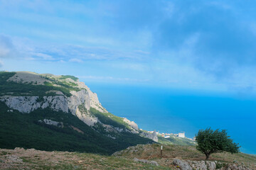 Mountains in the clouds