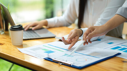 Cropped shot of business worker brainstorming their work with financial reports