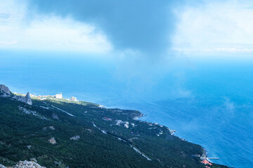 Mountains in the clouds