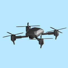 Fototapeta na wymiar drone 3d illustration