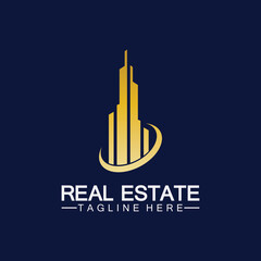 Real Estate Business Logo vector illustration design