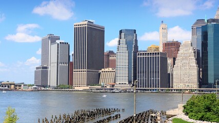 Fototapeta New York City Manhattan skyline obraz