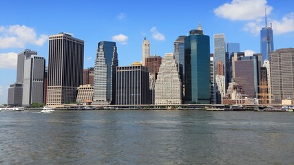Fototapeta na wymiar Manhattan skyline in New York City