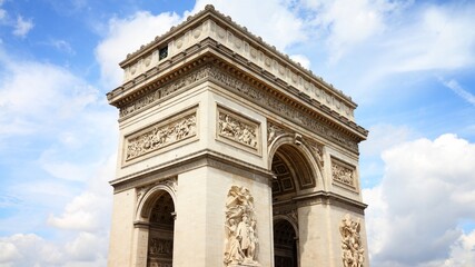 Fototapeta na wymiar Paris France - Triumphal Arch
