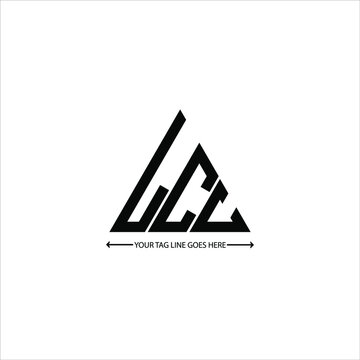LCC letter logo creative design. LCC unique design