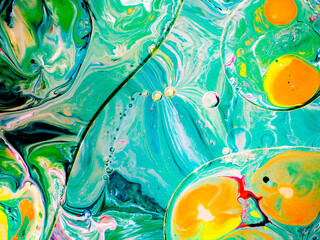 Abstract Colorful Marble Forms for Creative Designs