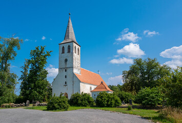 Fototapeta na wymiar church in estonia hiiumaa