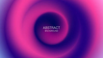 Modern trending background, poster, banner with curl effect, fluid liquid art with gradient in dark colors. 