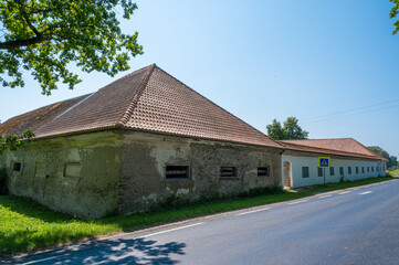 Fototapeta na wymiar traditional agriculture building