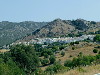 Fototapeta na wymiar Dorf Benamahoma in Andalusien