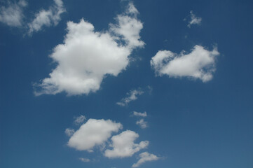 blue sky and clouds