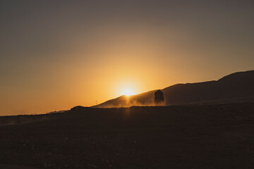 sunset at the hasankeyf in Batman. Turkey. 