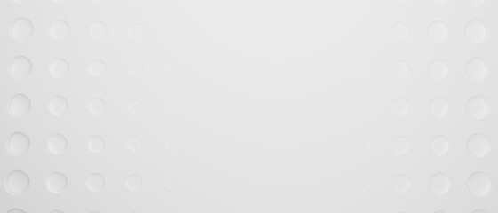 White dots circles style background with copy space.