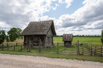 wooden house in estonia hiiumaa