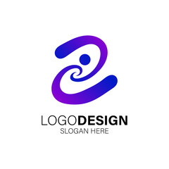 people and sport logo design