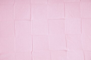 pink cloth texture Square grid shape.Gives a feeling of sweetness and facial expression