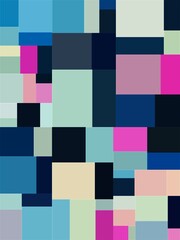 Graphical Abstract Painting Art Background Texture,Colorful Geometrical Artwork Poster,Modern Conceptual Art,3D Rendering,3D Illustration