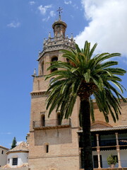 Fototapeta na wymiar Kirche Santa Maria in Ronda, Spanien