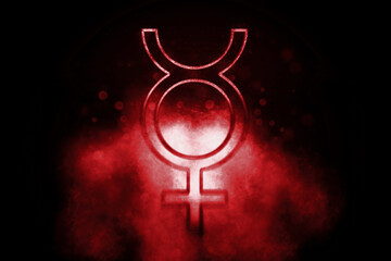 Symbol of Mercury, Mercury Sign, astrology Mercury planet