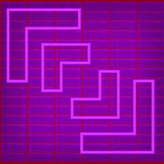 Pink arrow light purple neon effect eps vector editable graphic resources bright