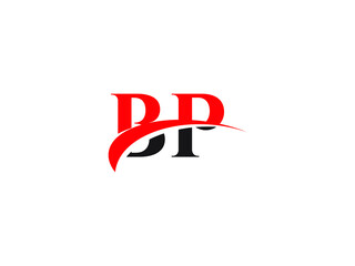 Fototapeta premium BP Letter Initial Logo Design Template