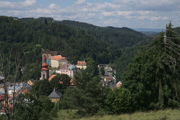 Fototapeta premium Bečov, Czech Republic - July 7 2021: Becov castle
