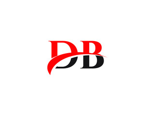 DB Letter Initial Logo Design Template