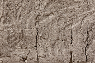 Grunge stained cement concrete cracked wall, can be used as background