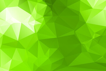 Obraz na płótnie Canvas Green Abstract Color Polygon Background Design, Abstract Geometric Origami Style With Gradient