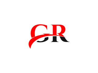 GR Letter Initial Logo Design Template
