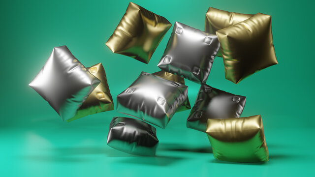Falling pillows