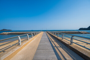 Obraz premium pier in the sea