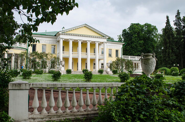 Fototapeta na wymiar View of the museum -estate Gorki Leninskiye Moscow region Russia