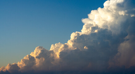 clouds over the mountains
