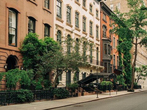 Residential buildings in the West Village, Manhattan, New York City