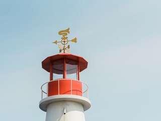 Tiny lighthouse, in Coney Island, Brooklyn, New York City