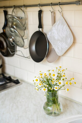 Ecologic dish washing concept. Natural sponghes,wooden box,ecofriendly lifestyle