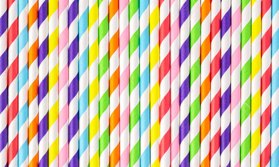 drink straws in different colors