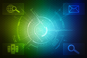 Binary Code Background, Digital Abstract technology background, Big data digital binary code, Internet Data Communication and Transfer background, Futuristic information technology concept