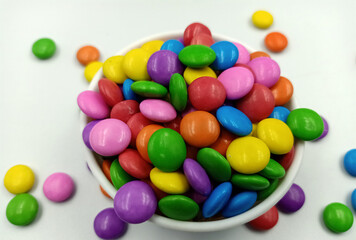 Sugar Coated Chocolate Gems Candy