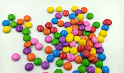 Sugar Coated Chocolate Gems Candy