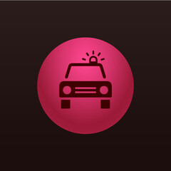 Obraz premium Police Car - Sticker