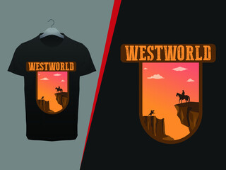 Western T Shirt  Design