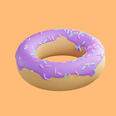 donut 3d illustration