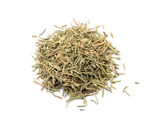 Dried natural rosemary spice isolated