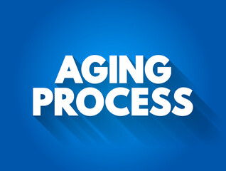 Aging process text quote, medical concept background