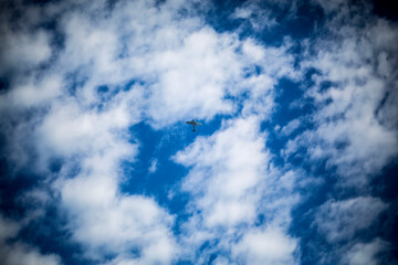 Obraz premium blue sky with clouds